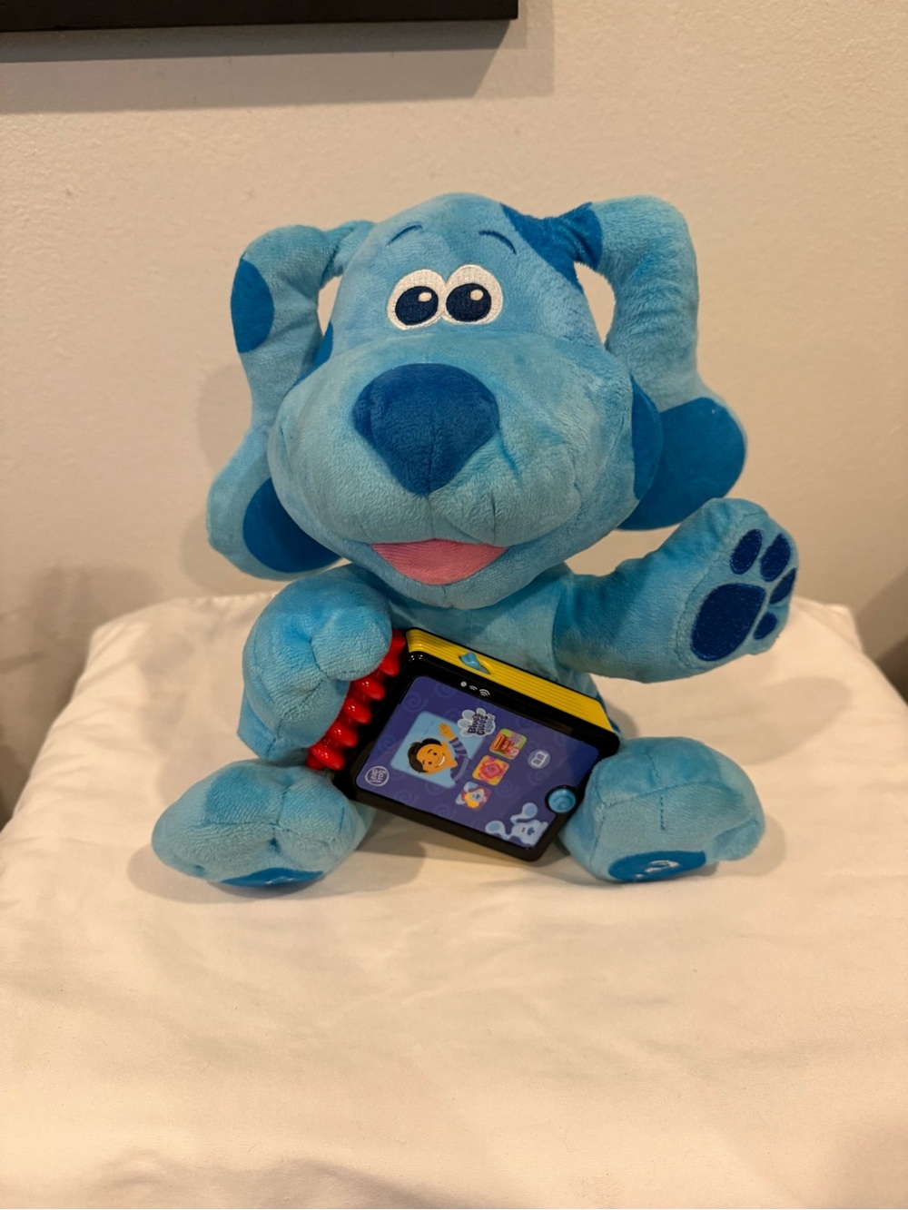 Leap Frog Story-time Blue Plush Puppy Interactive Kids Toy
